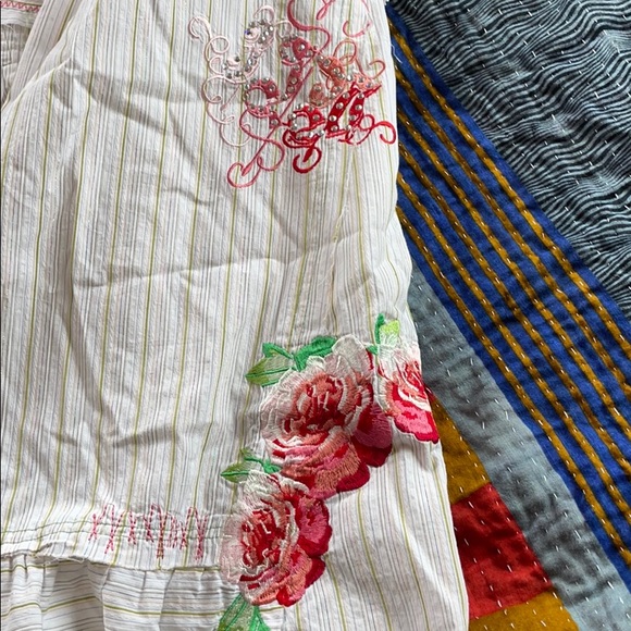 COPY - Vintage Johnny was asymmetrical cotton skirt - Picture 6 of 6